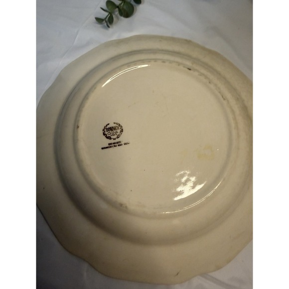 Vintage Dominion Briar Rose Dinner Plate Gold Filigree Elegant Fine China 10.5" - Picture 5 of 9